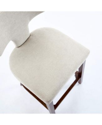 Mid Century Modern Beige Bar Stools Set of 2