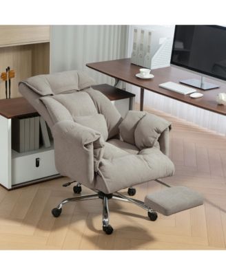 Executive Office Chair, Computer Desk Chair with Footrest,