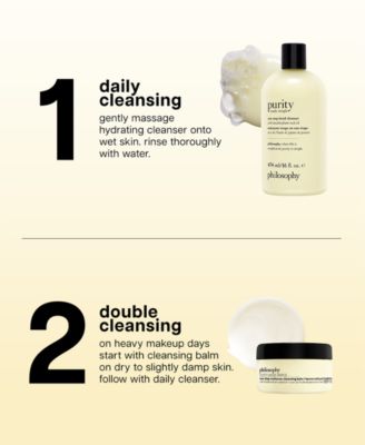 Purity One-Step Meltaway Cleansing Balm, 3.38 oz.