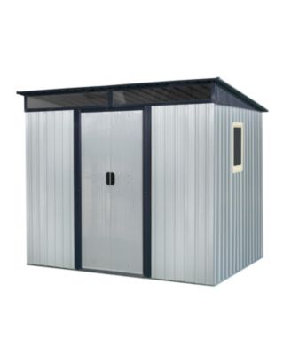 8' x 6' Outdoor Metal Storage Shed
