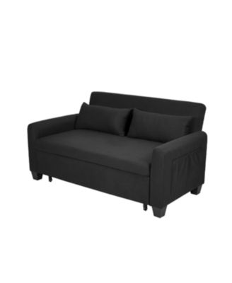 61" Fabric Sofa Bed - Storage, Adjustable, Indoor/Outdoor