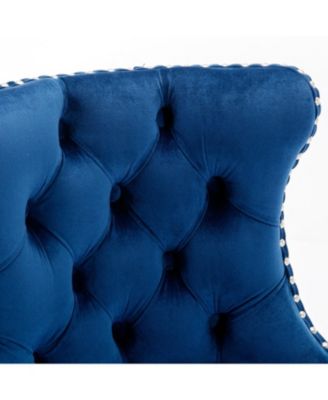 Streamdale Swivel Velvet Barstools, Adjustable Height, Chrome Base, Set of 2