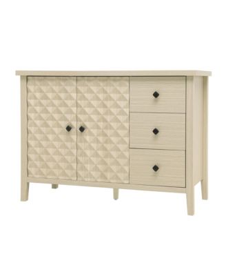 Streamdale Modern 2 Door 3 Drawer Storage Cabinet