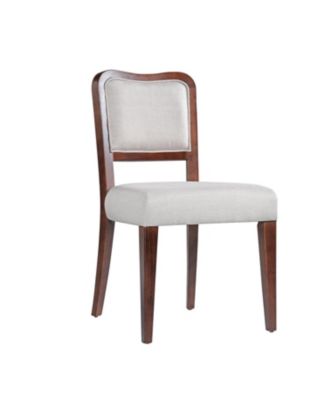 Walnut Upholstered Dining Chairs (Set of 2)