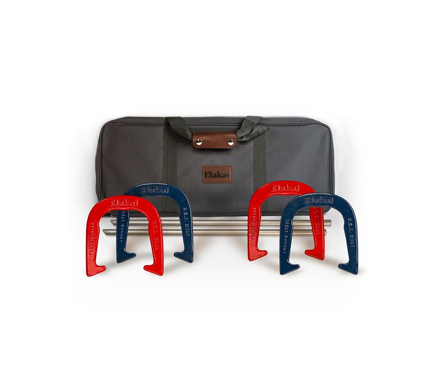 Детские игрушки Elakai Outlander Forged Steel Horseshoe Game Set For 2-4 Players, Ages 13+, цвет: Разноцветный — фото 1
