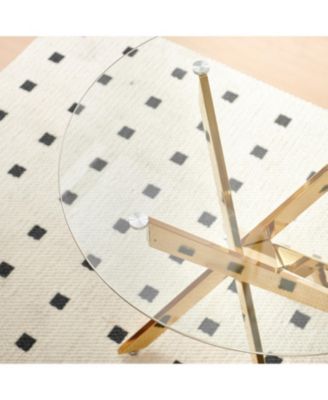 Mid-Century Glass Top Dining Set