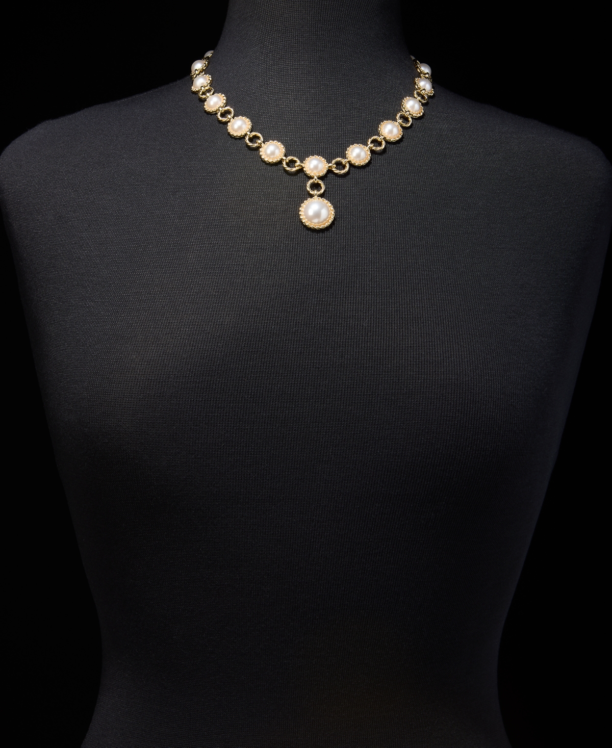 Charter Club Imitation Pearl Pendant Necklace, 18" + 2" extender, Macy's Exclusive