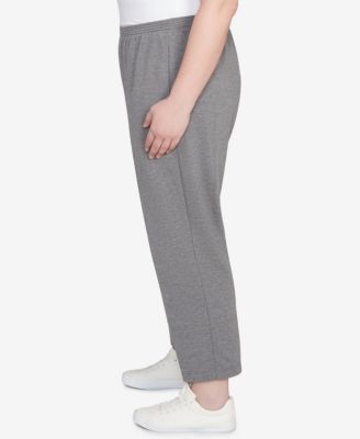 Plus Size Classic French Terry Average Length Pants