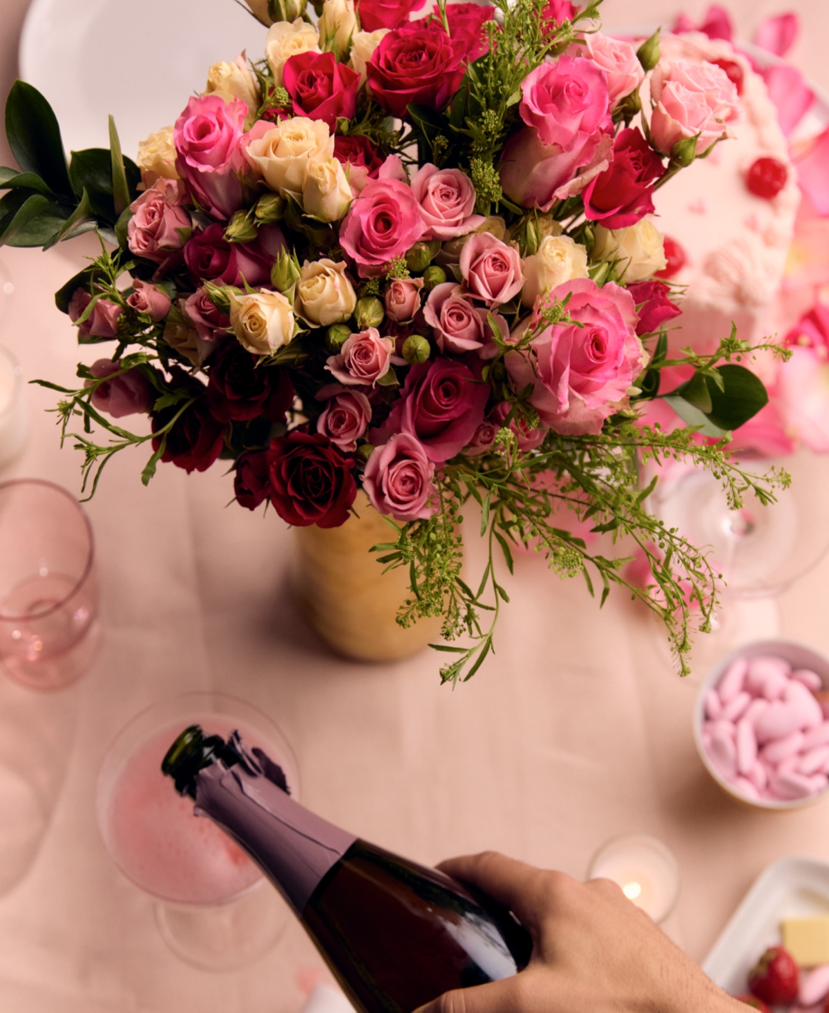 UrbanStems Valentine's Day The Smooch Fresh Flower Bouquet