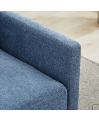 30.7" Swivel Accent Chair - Blue