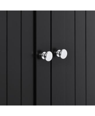 Corner Cabinet with Doors & Shelves