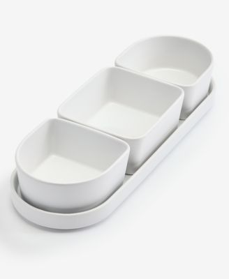 Morgan Ceramic 4-Pc. Section Server