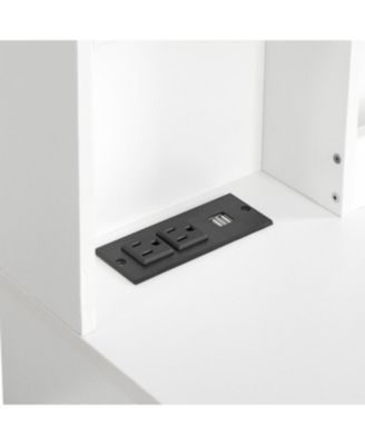 Streamdale White 8-Drawer Dresser - Bedroom Storage