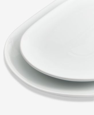James Ceramic Oval Platters, Set of 2
