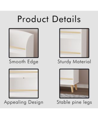 Kids Bookcase & Toy Organizer, 3-Tier