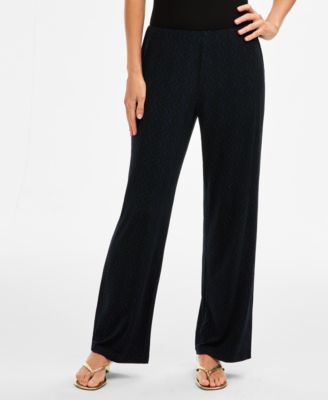 Women's Printed Knit Pull-On Pants