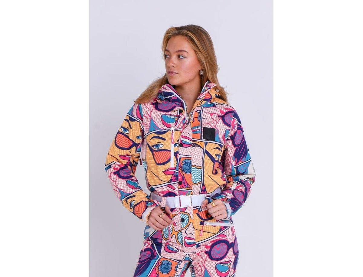 Oosc Women's Comic Book Candy Ski Suit