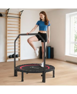 40" Foldable Mini Trampoline, Rebounder Trampoline for Adults