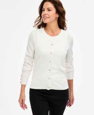Women's Cropped Cardigan Sweater