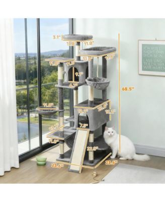 69 Multi Level Cat Tower Cat Tree