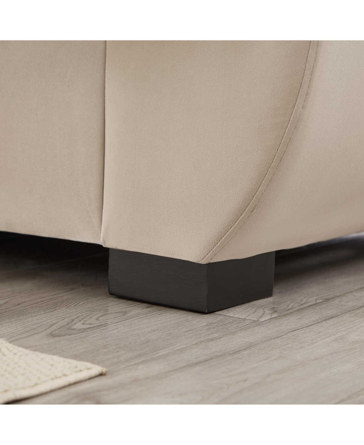 Streamdale Furniture Streamdale Modular Sectional Sofa with Storage, Light Khaki