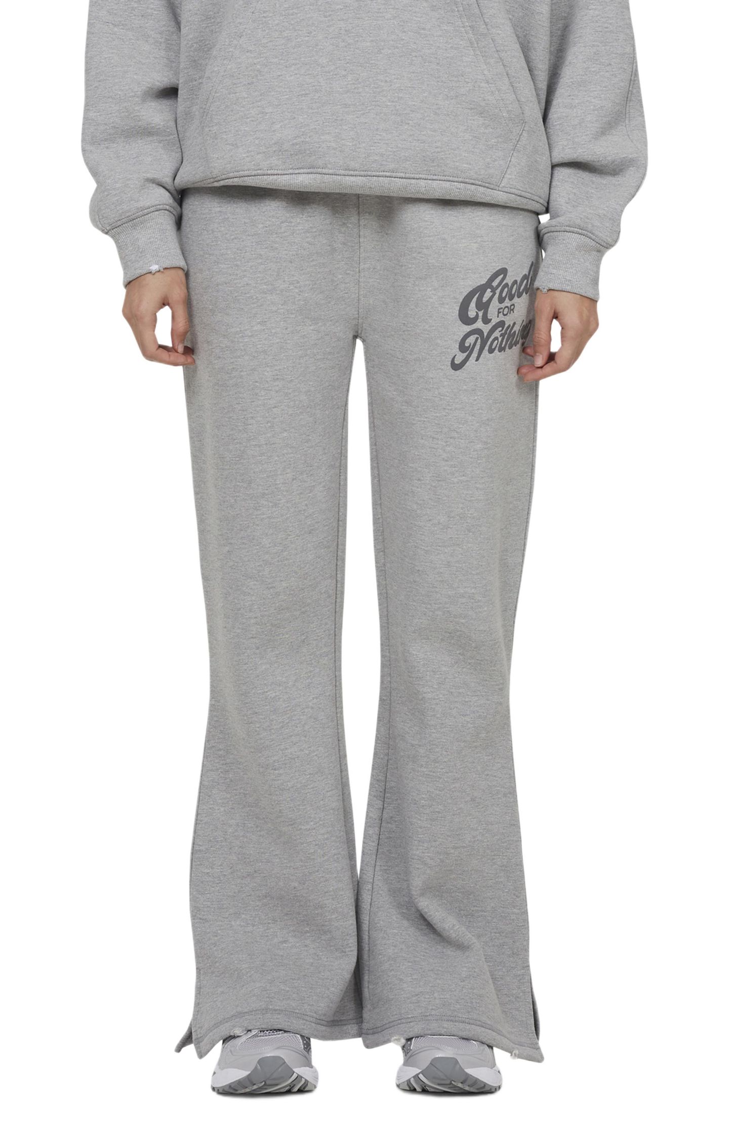 Женские брюки Good For Nothing Funk Relaxed Flared Jogger, цвет: Серый — фото 1