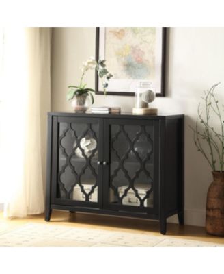 Storage Cabinet Console Cabinet in Black