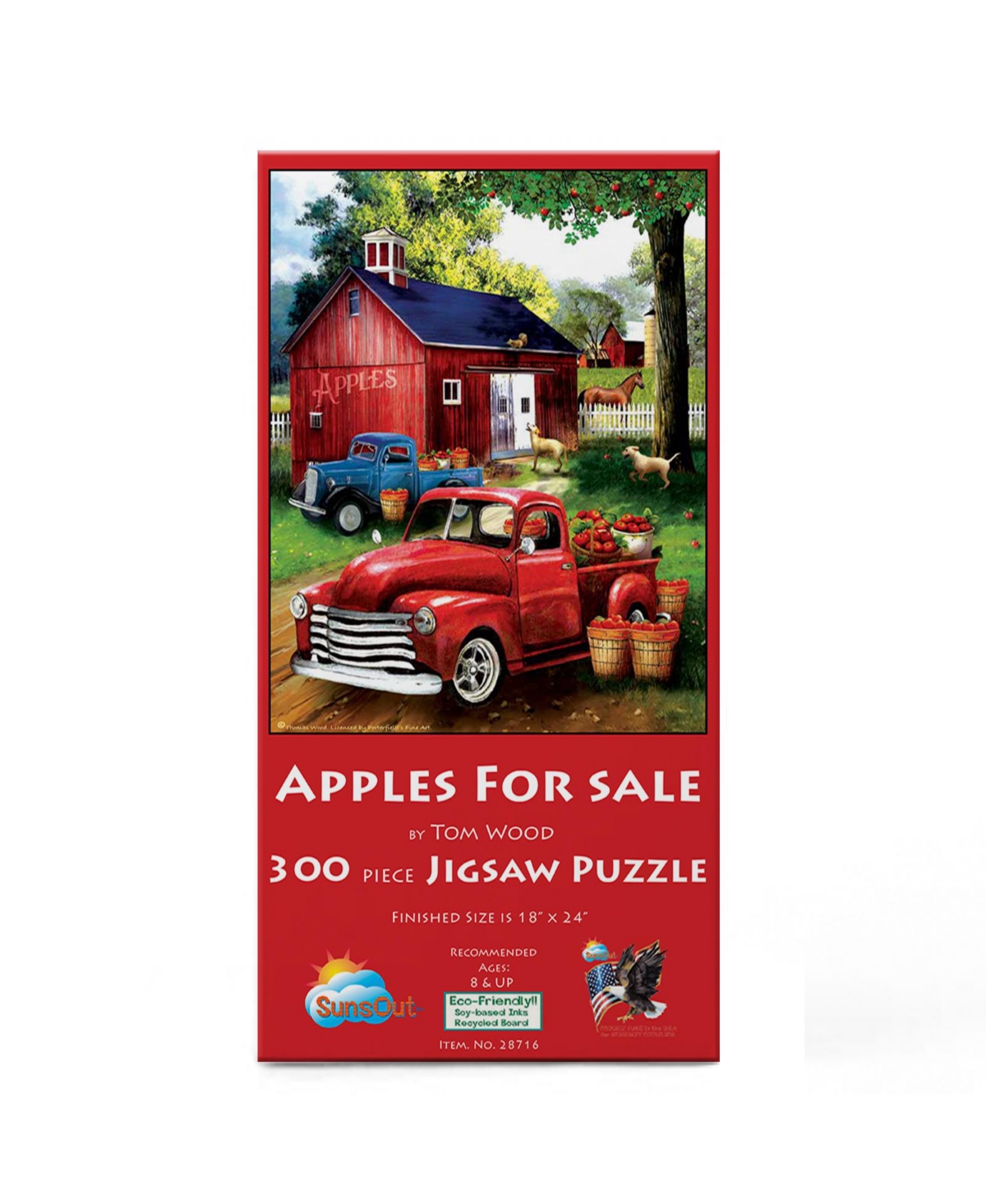 SunsOut Apples for Sale 300 piece Jigsaw Puzzle for Adults