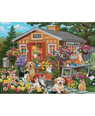 Backyard Potting Shed 500 piece Jigsaw Puzzle for Adults