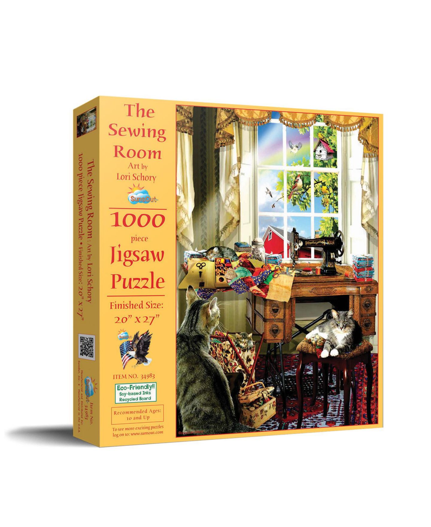 Детский пазл SunsOut The Sewing Room 1000 Piece Jigsaw Puzzle, Ages 15+ — фото 1