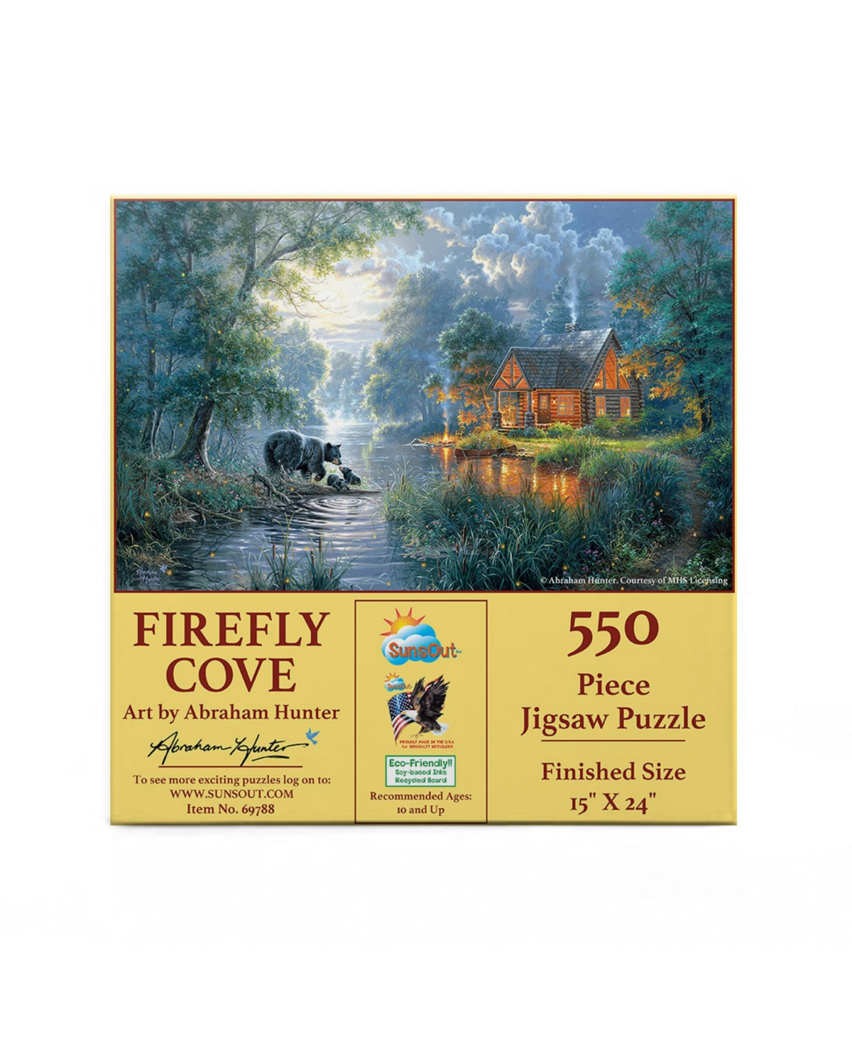 SunsOut Firefly Cove 550 piece Jigsaw Puzzle for Adults
