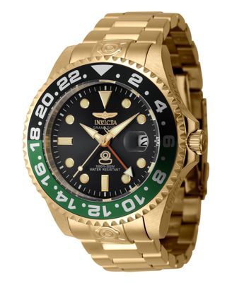 Men's 45672 Pro Diver Automatic 3 Hand Black Dial Watch