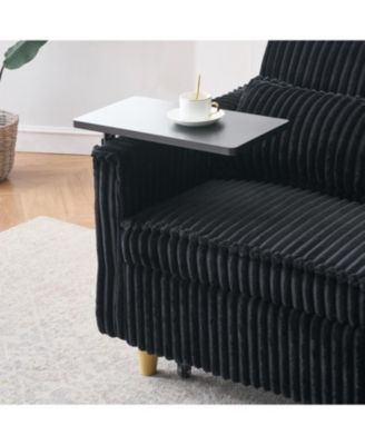 + Sofa + Corduroy + Tabletop & USB Ports + Item Type