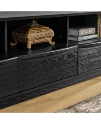 63" Mid-Century TV Stand - Black