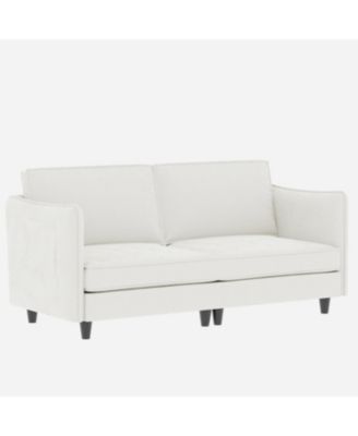 74" Loveseat Sofa - Mid Century Modern Couch for Small Spaces