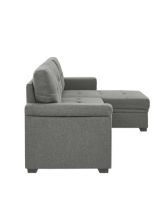 86" Upholstered Pull-Out Sofa Bed