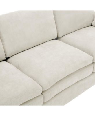 Cozy Beige Upholstered Sofa Set