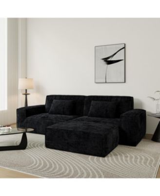 + Sofa + Fabric + Striped Compression + Modern Style