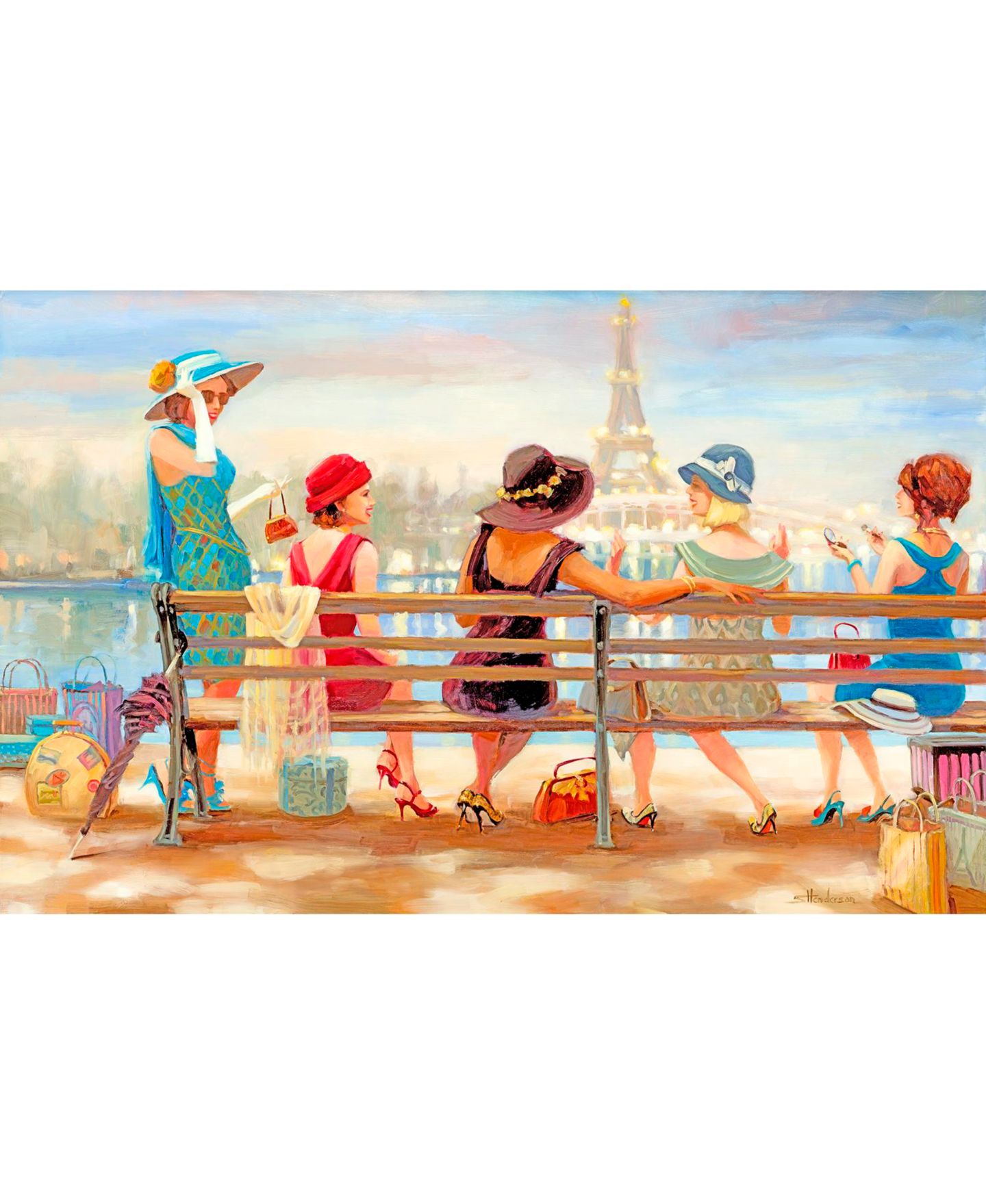 Детский пазл SunsOut Girls Day Out 550-Piece Interlocking Jigsaw Puzzle, Ages 15+ — фото 3