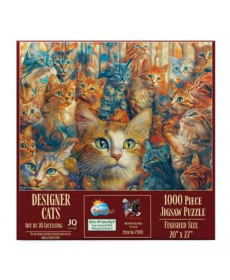 Designer Cats 1000 piece Jigsaw Puzzle for Adults