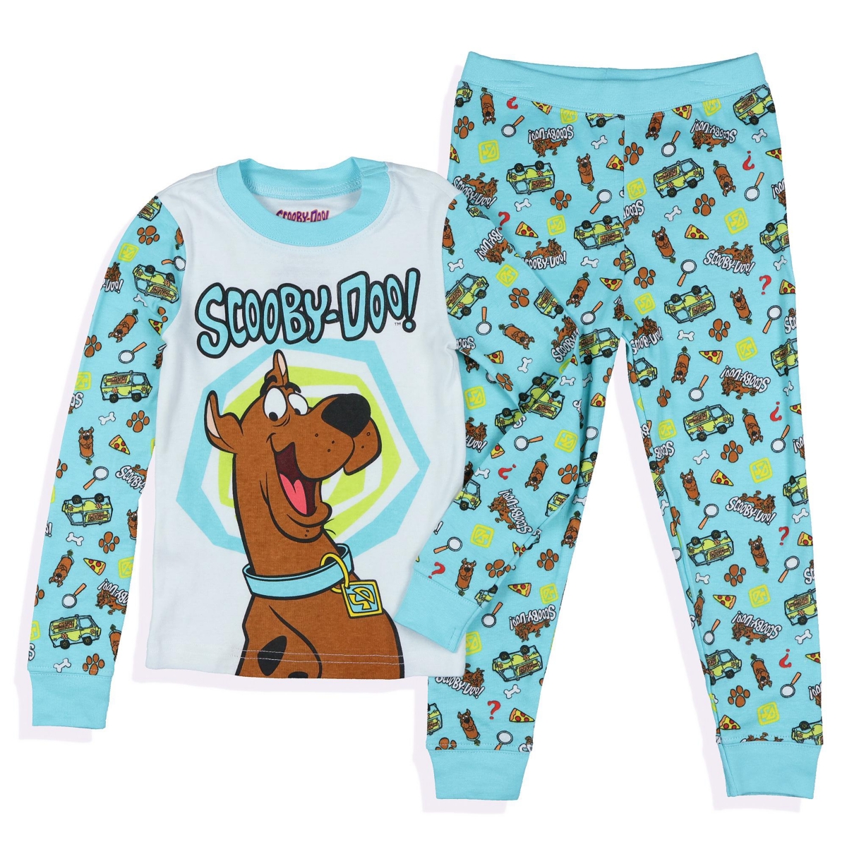 Scooby-Doo Toddler Boys Pajamas Character 2-Piece Tight Fit Long-Sleeve Pajama Pant Sleep Set