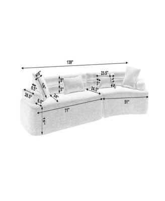 Unique Modeling Upholstered Sleeper Sofa Bed