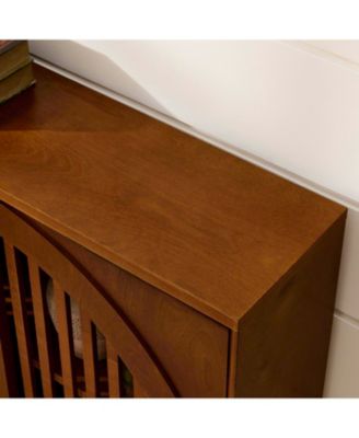  Mid Century Fluted Sideboard Cabinet - Walnut