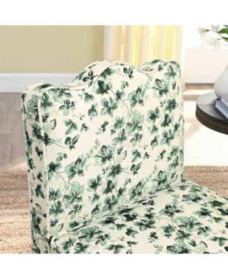 Flannel Dining Chair - Soft Seat & Back Lumbar Pillow Living Room - GREEN