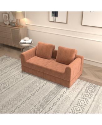 Convertible Sofa Bed Sleeper Chair - Memory Foam Futon Couch