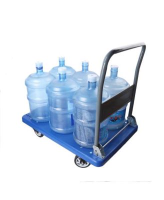 Heavy-Duty Foldable Hand Truck Dolly with Upgraded Push Cart Design and 660 lbs Capacity