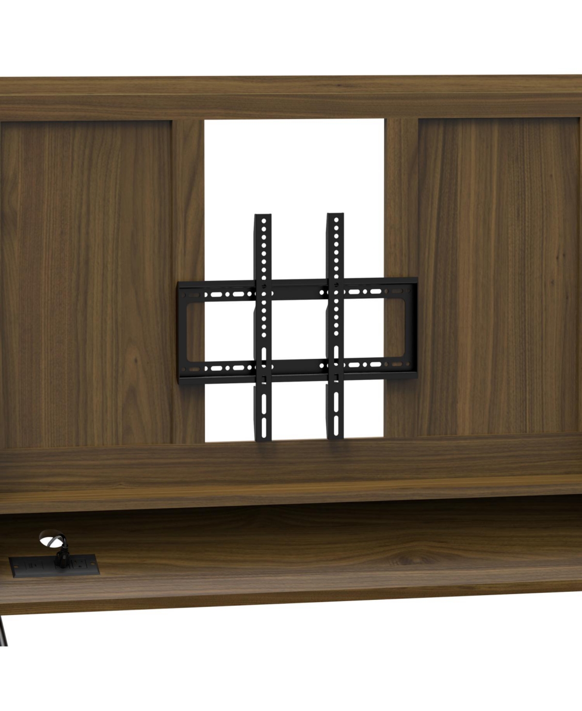 Streamdale Furniture Streamdale Mobile Tv Stand with Mount & Projector Screen for 32-50" TVs