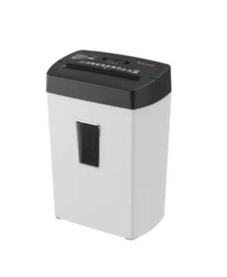 Crosscut Shredder, 12-sheet, P-4 Security, 5.5Gal Bin, Heavy-Duty, Shreds Paper, Credit Cards, Mail & Staples