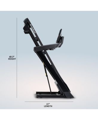 T Series 16 is a premium smart treadmill with a 16" tilting HD touchscreen