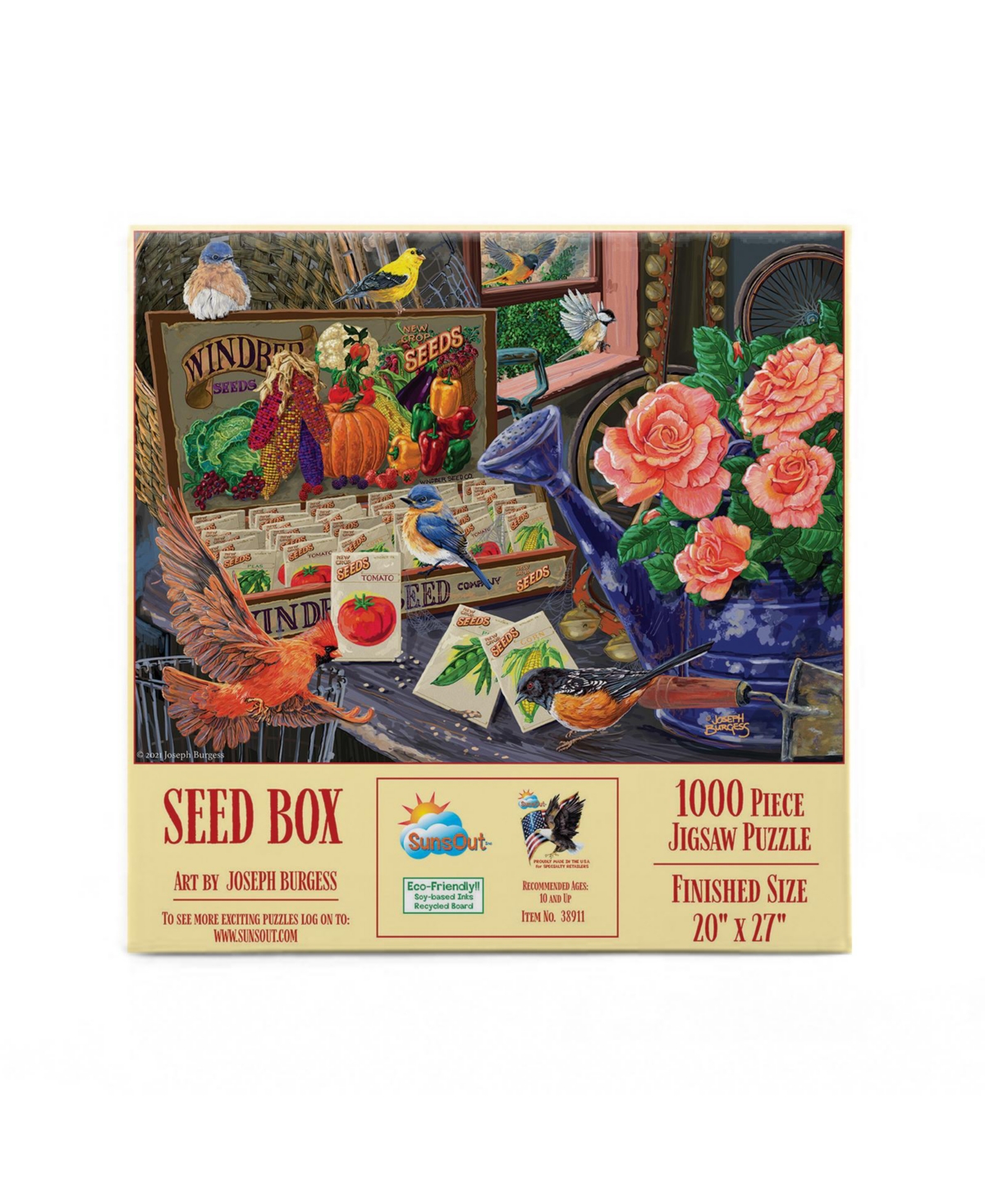 SunsOut Seed Box 1000 piece Jigsaw Puzzle for Adults